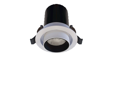 Stork Retractable Recessed LED Downlight White Metal