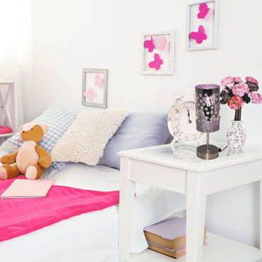 Pink Butterfly Touch Lamp