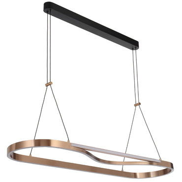 OSTROM Rectangle LED Pendant Gold