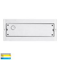 Lisse Surface Mounted Up/Down Wall Light White 240V