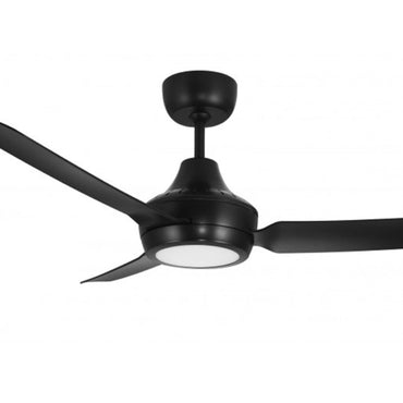 Stanza 48" Ceiling Fan With LED Light Black