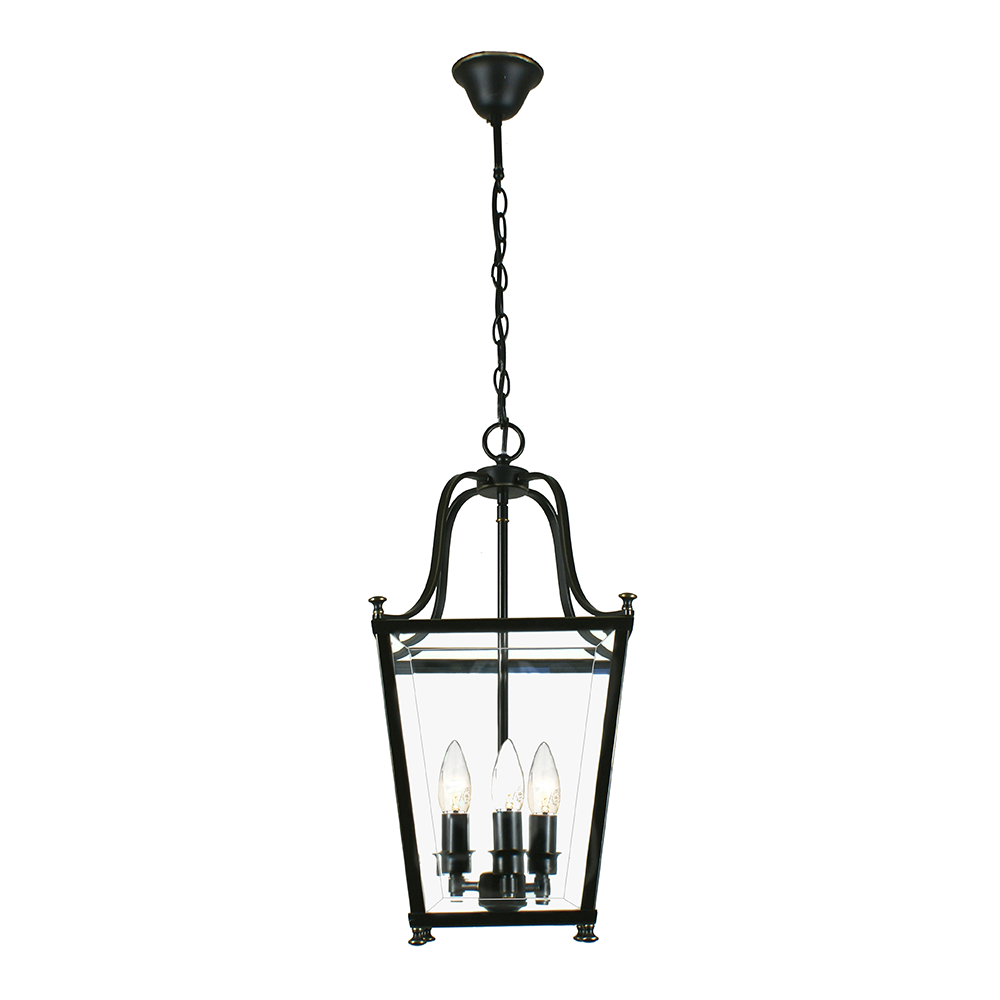 Montana Small 3 Light Lantern Bronze