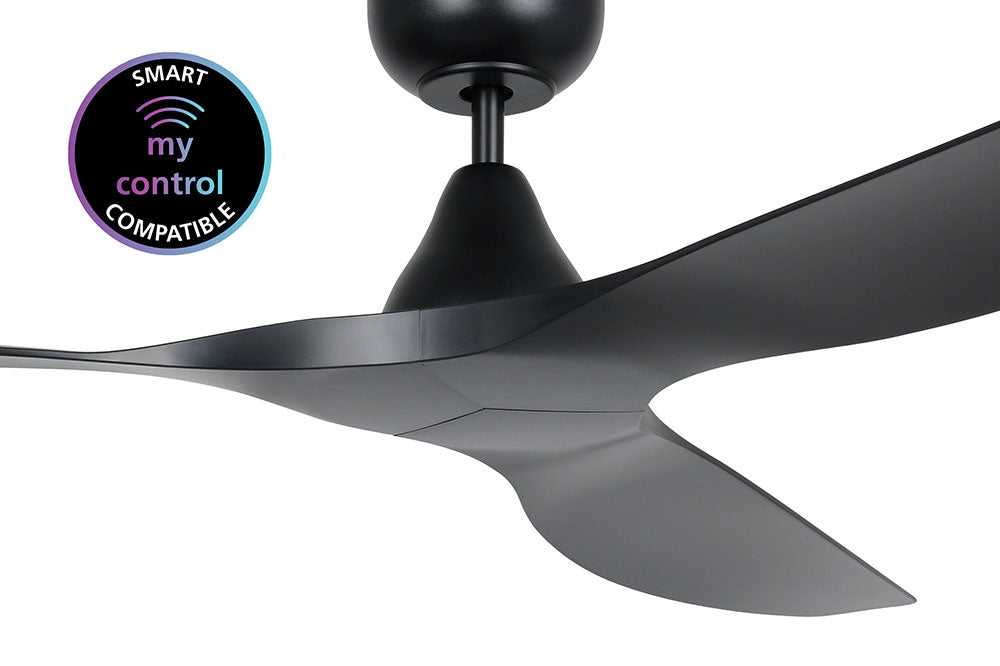 Surf DC Ceiling Fan 60" Matt Black