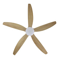 Miami 60" DC Ceiling Fan With 20W LED White / Blackbutt - Tri-Colour