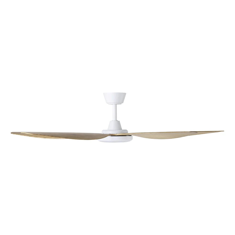 Miami 60" DC Ceiling Fan With 20W LED White / Blackbutt - Tri-Colour
