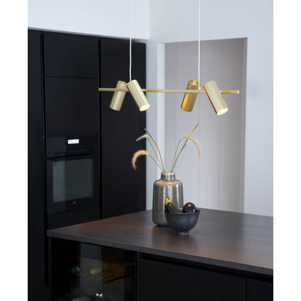 Alanis 4 Light Pendant Brass