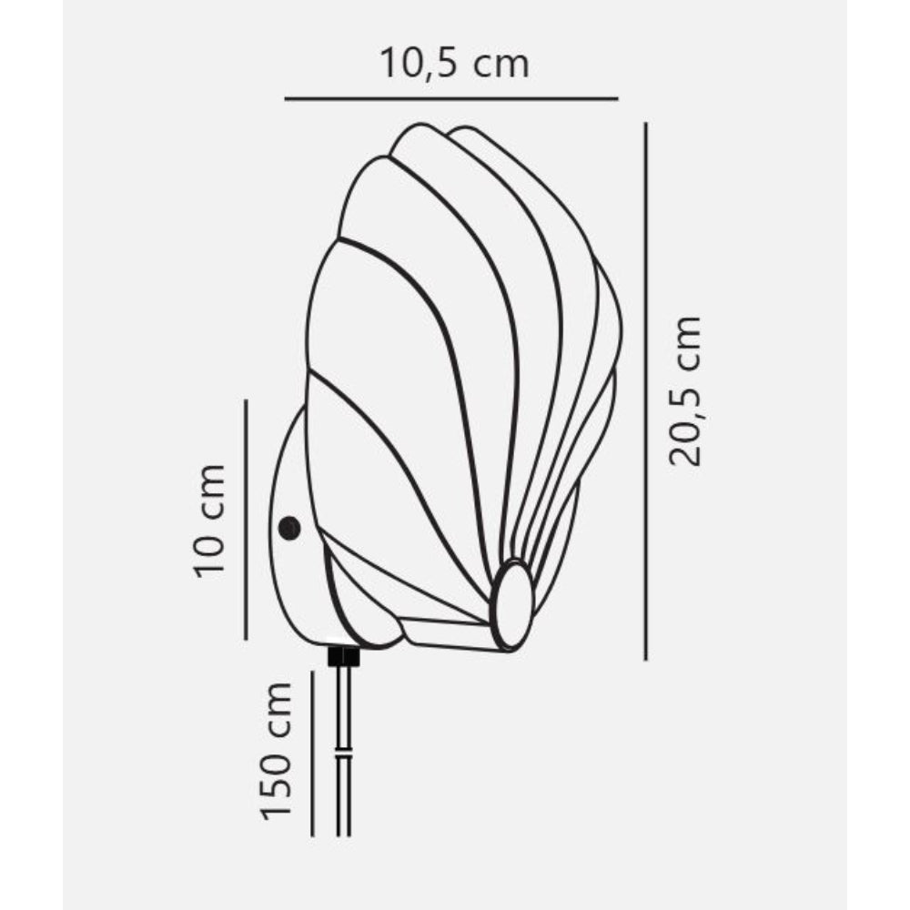Konchi Wall Light White