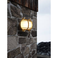 Helford Bunker Wall Light Brass
