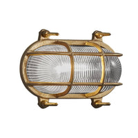 Helford Bunker Wall Light Brass