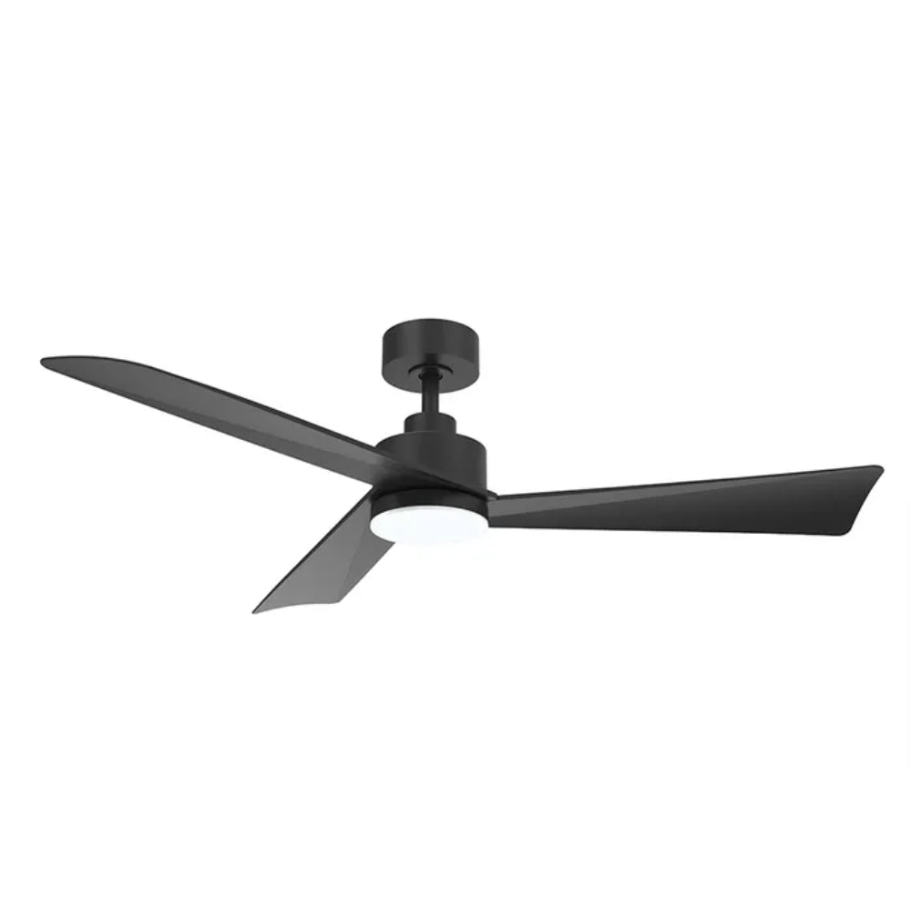 Bronte 52" DC Ceiling Fan - Black with Light