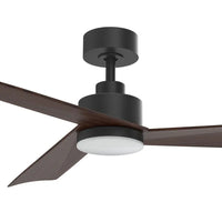 Bronte 52 DC Ceiling Fan - Walnut with Light