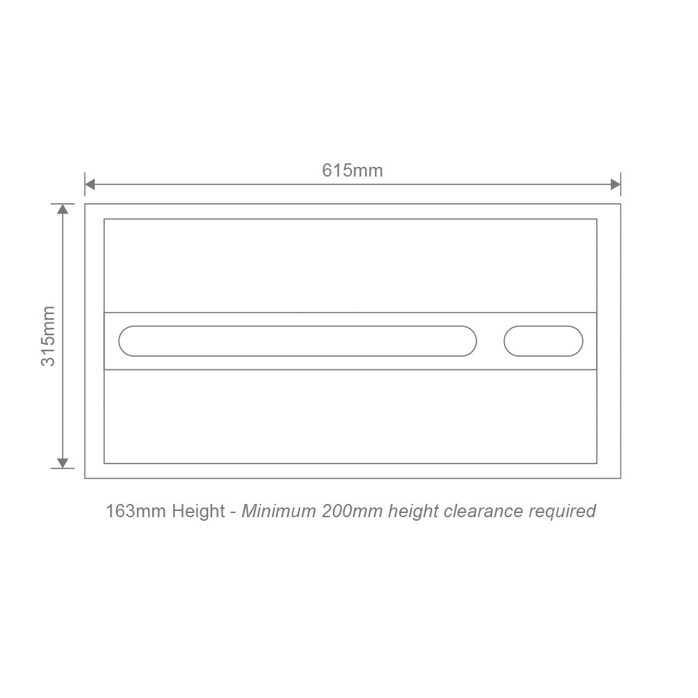 Airsway 6 In 1 Premium Slimline Bathroom Heater Black