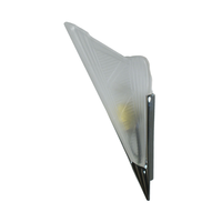 Decorative wall light fixture on a white background