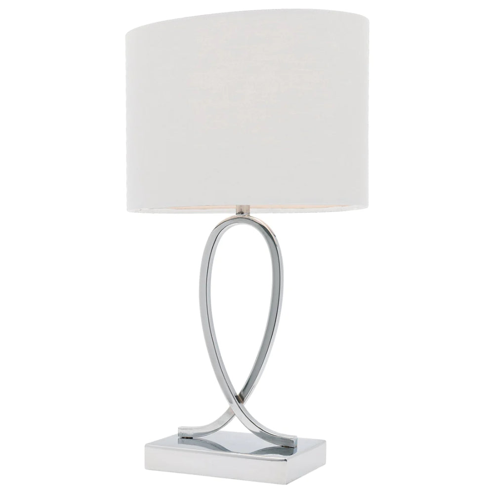 Campbell Small Touch Lamp White