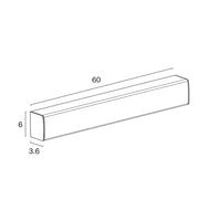Anka 18W Tri Colour LED 600mm Batten Black