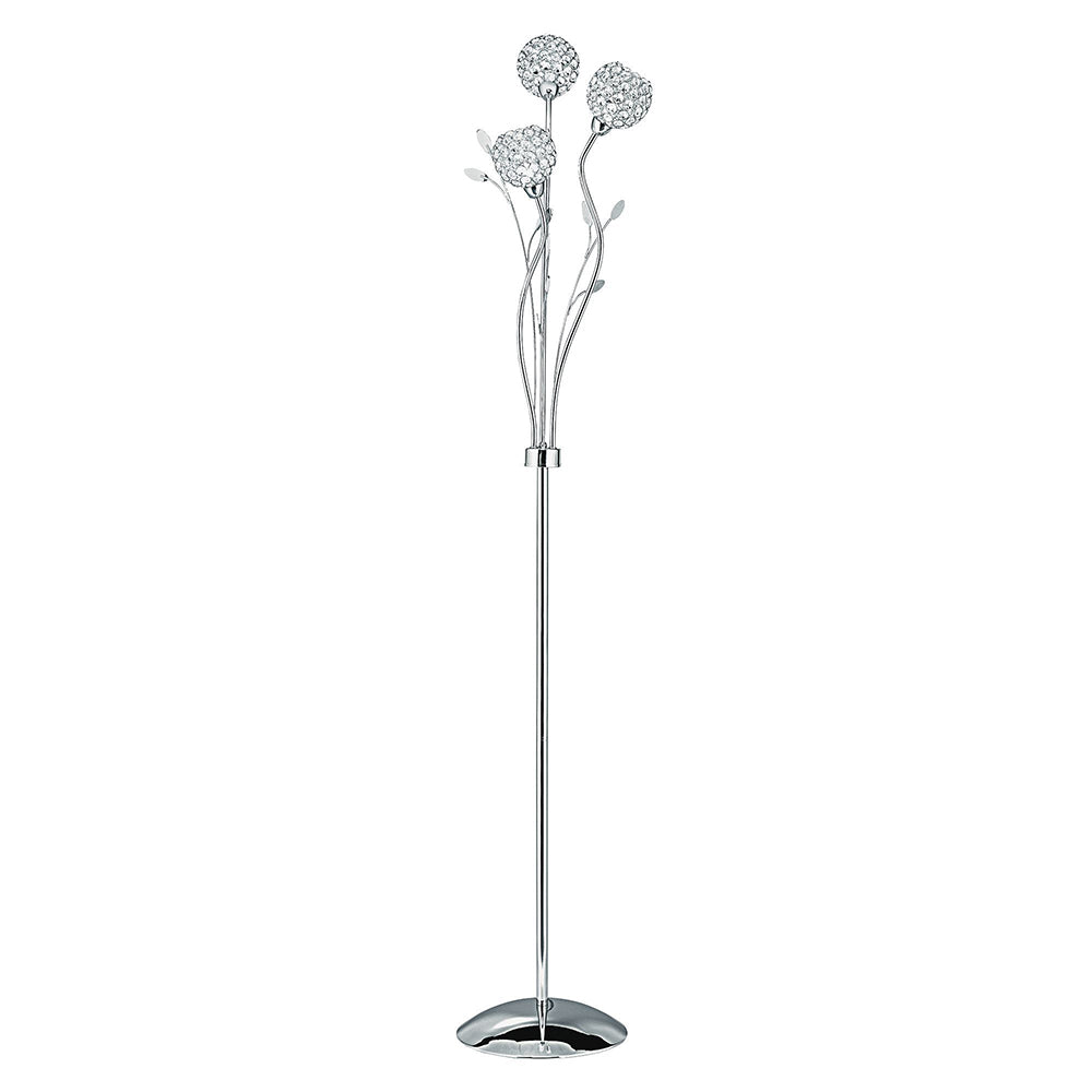 Elegant Floral Floor Lamp