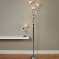 Elegant Floral Floor Lamp