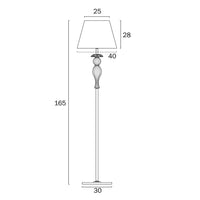 Cadiz Floor Lamp Chrome