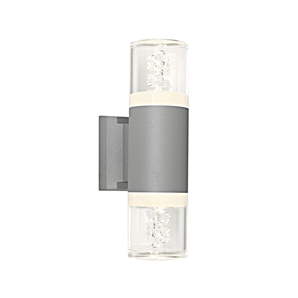 Calgary Up Down LED Wall Light Silver