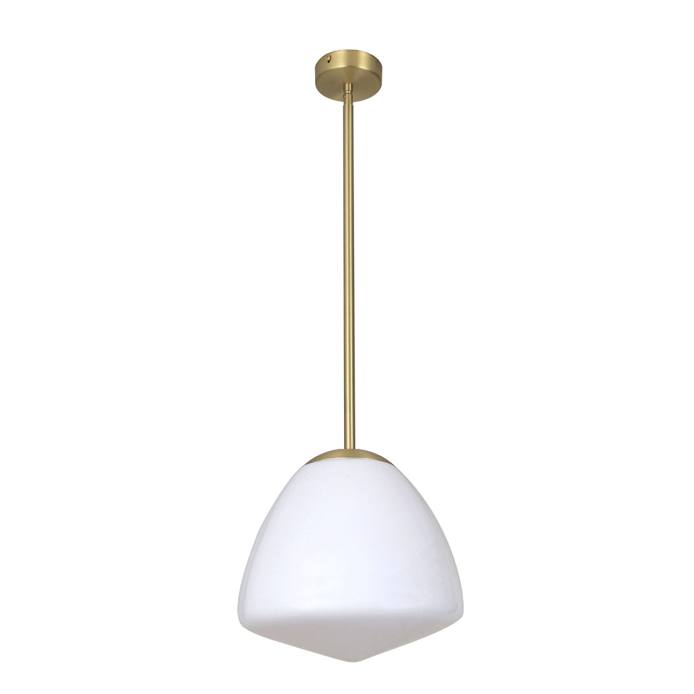 CIOTOLA: Interior Tipped Dome Frosted Glass Pendant Lights