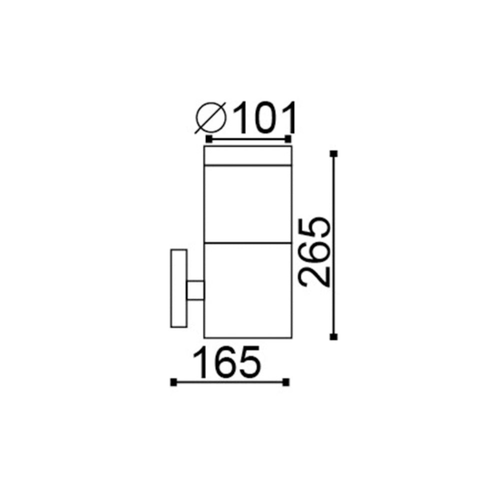 ELANORA: Exterior Garden Surface Mounted Wall Light IP44