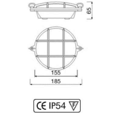 Scarborough Solid Cast Brass Bunker Light