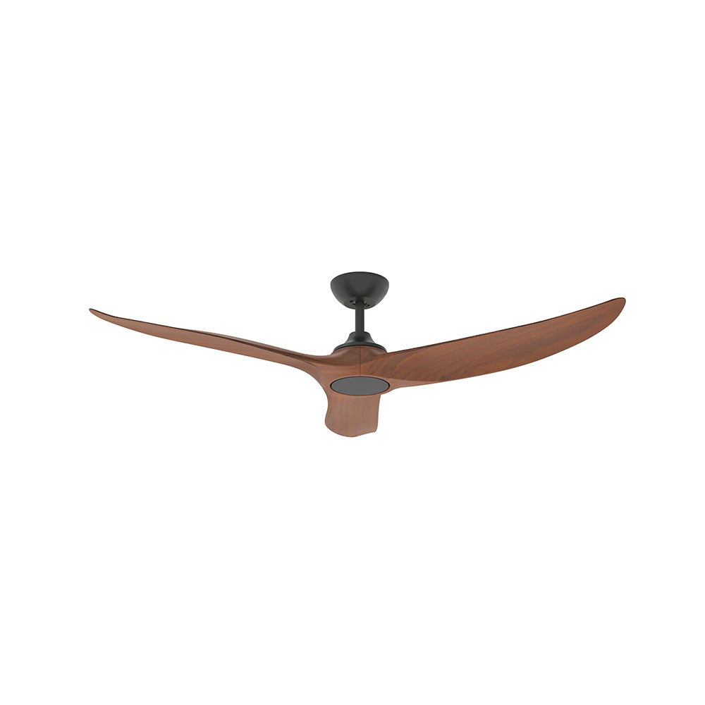 Evolve 48" DC Ceiling Fan Matt Black and Koa