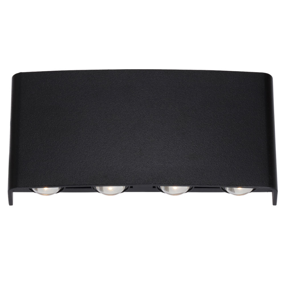 Eynor Tri Colour LED Up & Down Wall Pillar Light