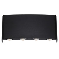 Eynor Tri Colour LED Up & Down Wall Pillar Light