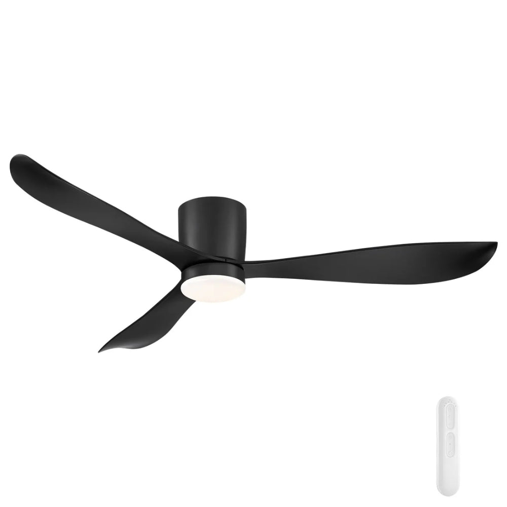 Instinct DC LED 18W Ceiling Fan Black 54"