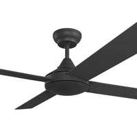 Heron Indoor/Outdoor Ceiling Fan – Black 52″