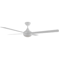 Heron Indoor/Outdoor Ceiling Fan With LED Light – White 48″