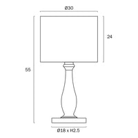 Hommer Table Lamp Natural