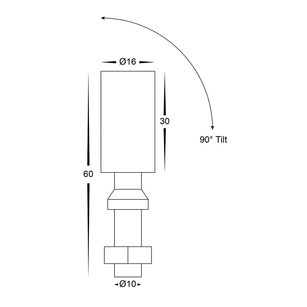 Spar Aluminium Spike or Surface Mounted Spot Light