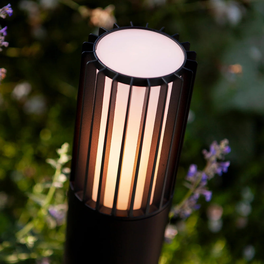 Tenac Aluminium Black Tri Colour LED Bollard Light