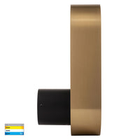 Ovale Black and Brass Wall Light