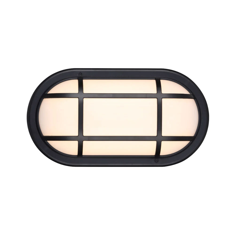 Kelo Tri Colour LED Oval Bunker Black