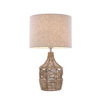 Tilda Rattan Table Lamp Base/Shade