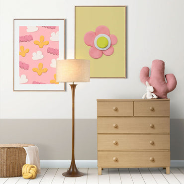 Soraya Floor Lamp Walnut