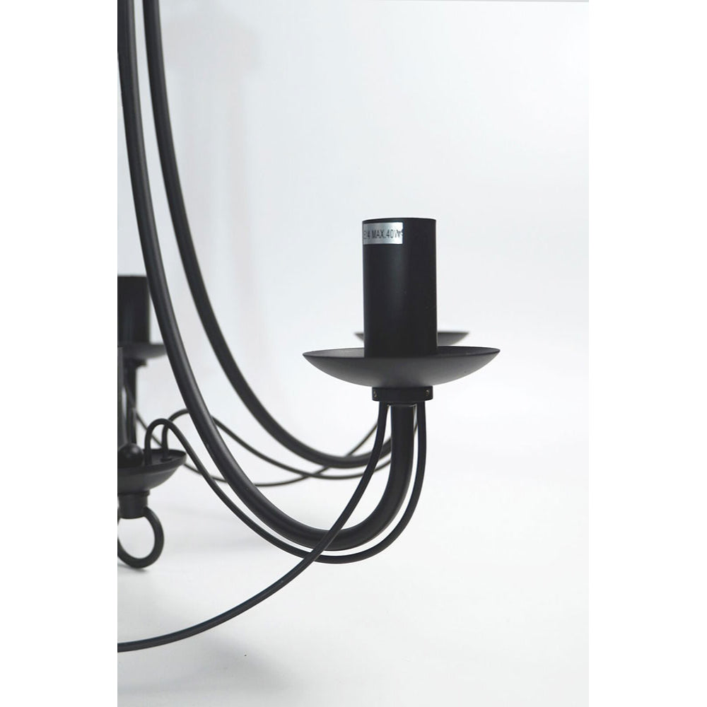 Zanzibar Chandelier Light Black