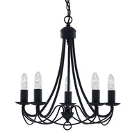 Zanzibar Chandelier Light Black