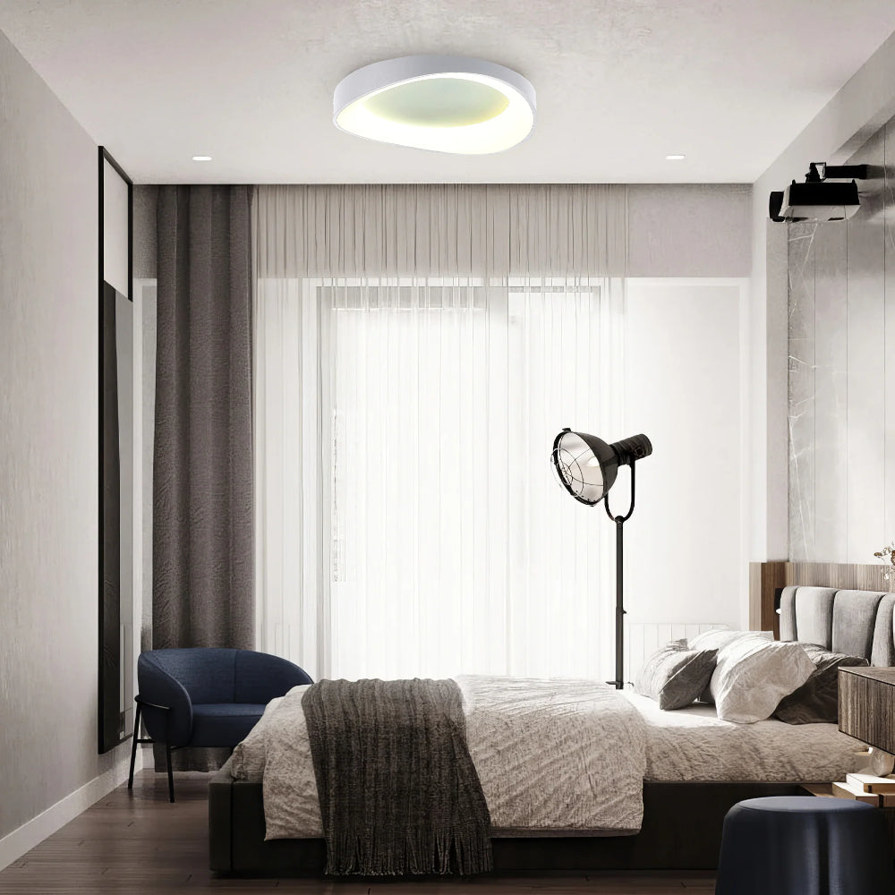 Hayley CCT LED Ceiling Light - Small White