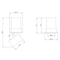 Focus Recessed LED Downlight Black 12W