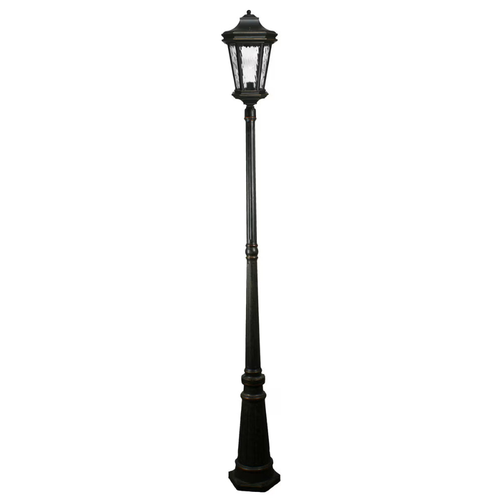 Tilburn Large Standard Outdoor Garden Post Light Antique Bronze