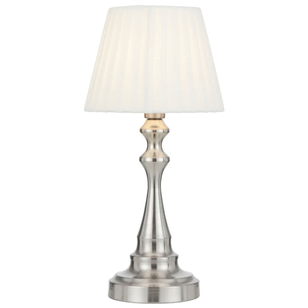 Loren Touch Lamp Nickel