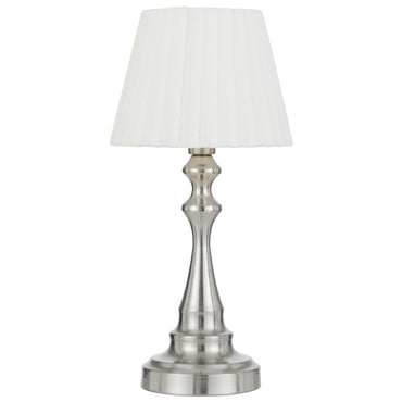 Loren Touch Lamp Nickel