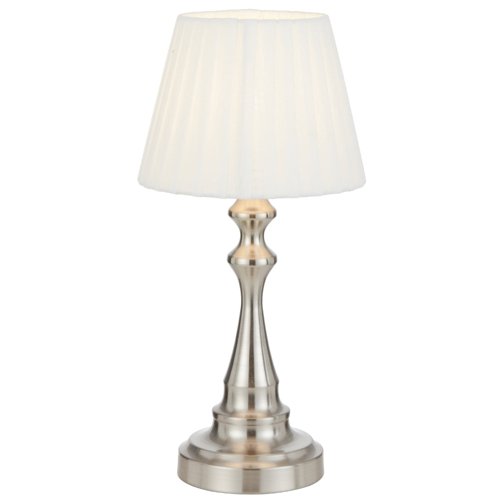 Loren Touch Lamp Nickel
