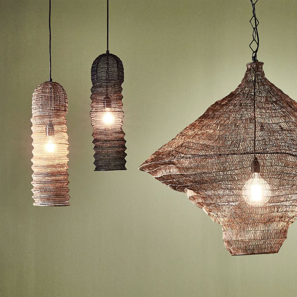 Monash Wire Mesh Pendant Black