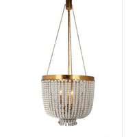 MADDISSON 3 Light Beaded Pendant Gold