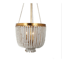 MADDISSON 3 Light Beaded Pendant Gold